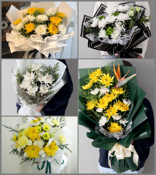 贵州毕节市黔西县协和乡石浪厂村白事花束代送